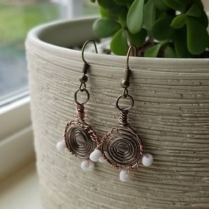 Spiral earrings